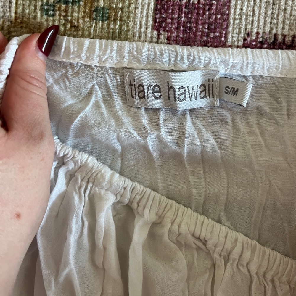 Tiare Hawaii White Romper